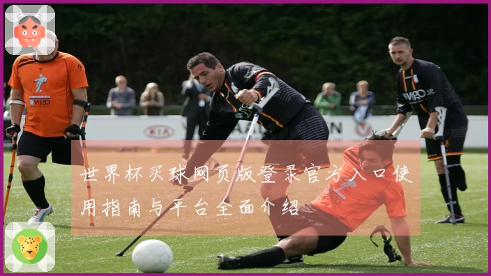世界杯买球网页版登录官方入口使用指南与平台全面介绍